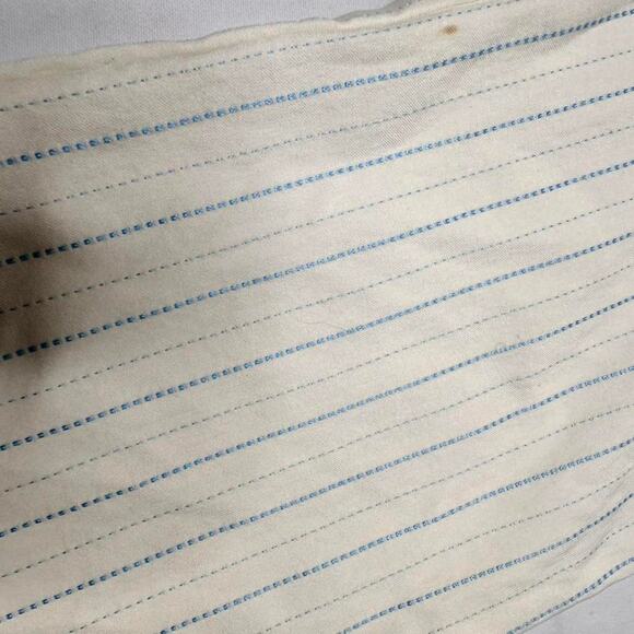 LVL X Vintage Pin Dotted Striped White Low Rise Flared Pants Size Medium - Picture 5 of 6
